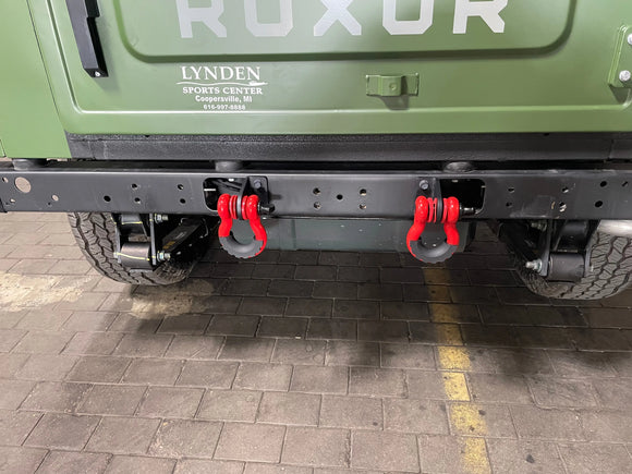 2-Bolt Front and Rear Bumper D-Ring Mounts for Mahindra Roxor by Flash Fab Flash Fab