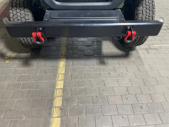 2-Bolt Front and Rear Bumper D-Ring Mounts for Mahindra Roxor by Flash Fab Flash Fab