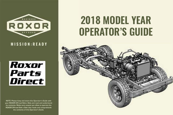 2018 roxor operator guide