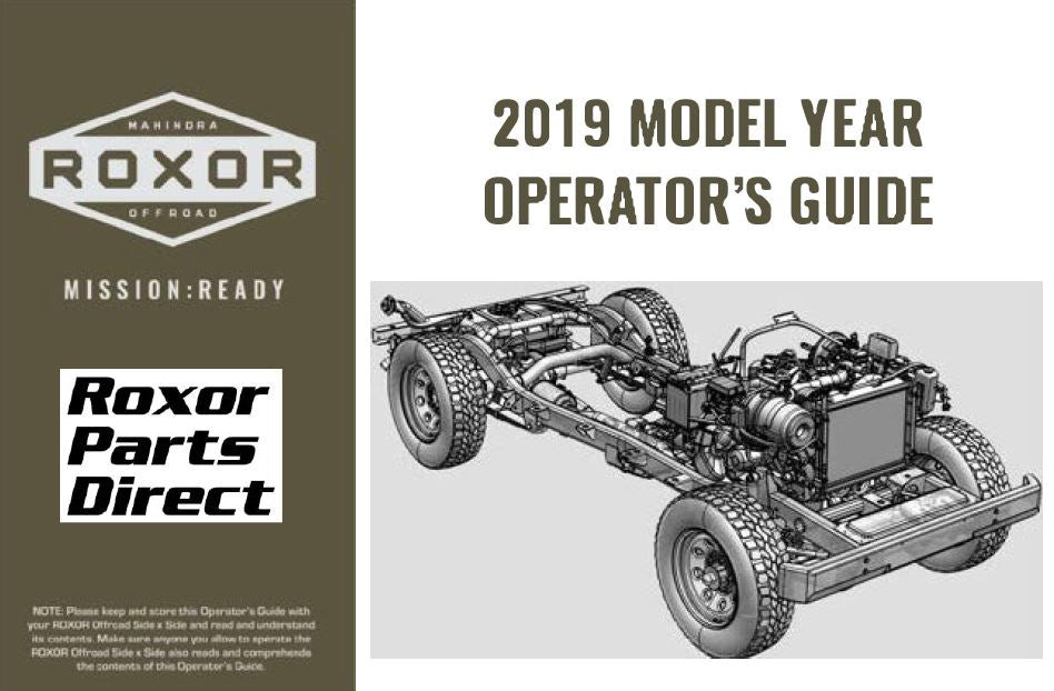 Mahindra Roxor Operator's Guides Roxor Parts Direct
