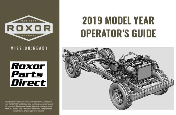2019 roxor operator guide