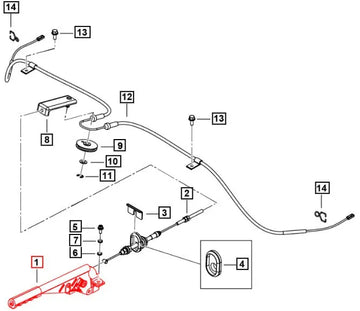 Emergency Parking Brake For Mahindra Roxor 2018-2025 Roxor Parts Direct 