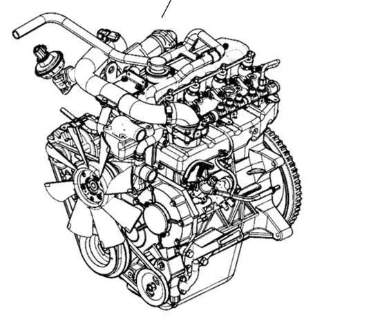 Engine Assembly 2.5L Roxor 0301BAB02590N Mahindra 