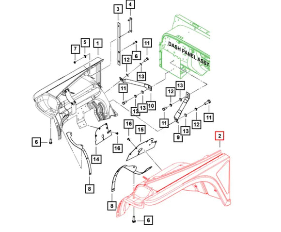 Left LH Front Fender Primed Mahindra 