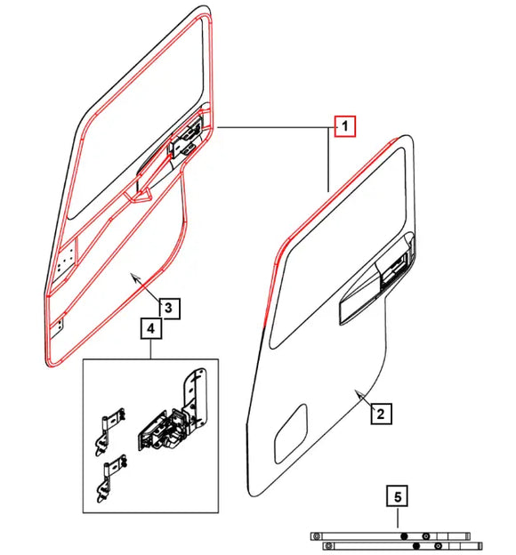 Mahindra Roxor 2018-2022 Wire Door Kit Left AND Right 2302CUA00251N Roxor Parts Direct 