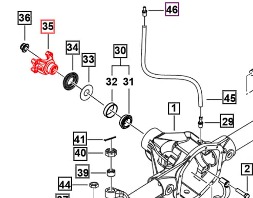 Mahindra Roxor Axle Yoke 0027509 Roxor Parts Direct 