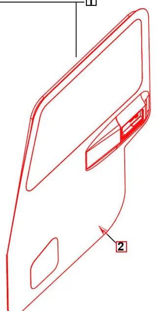 Mahindra Roxor Door Fabric 8584935 Mahindra 