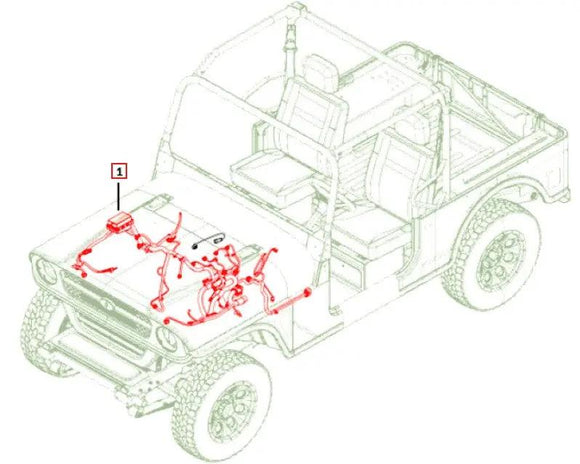 Mahindra Roxor Engine Wiring Harness 2018-2022 Mahindra 