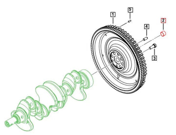 Mahindra Roxor Flywheel Bushing 9420000007 2018-2022 Mahindra 