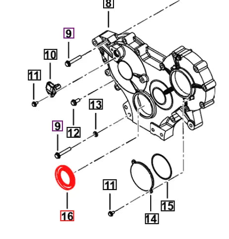 Mahindra Roxor Front Oil Seal PTFE-MDI 0311AB0280N Roxor Parts Direct 