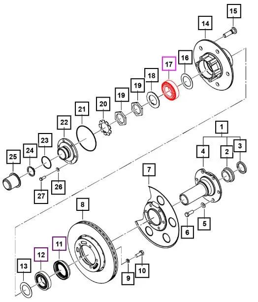 Mahindra Roxor Front Outer Wheel Bearing 2018-Current Mahindra 