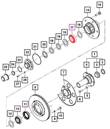 Mahindra Roxor Front Outer Wheel Bearing 2018-Current Mahindra 