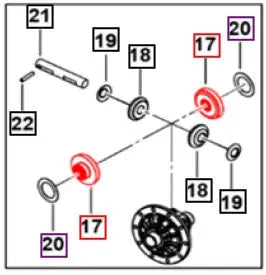 Mahindra Roxor Front/Rear Axle End Side Gear 0502DA1440N 2018-Current Mahindra 