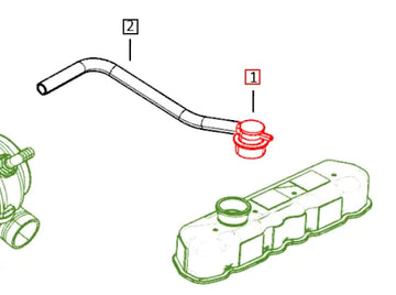 Mahindra Roxor Oil Fill Assembly 0303BB0070N Roxor Parts Direct 