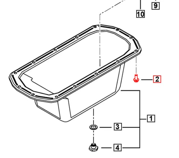 Mahindra Roxor Oil Pan Bolt SF0202006 Roxor Parts Direct 