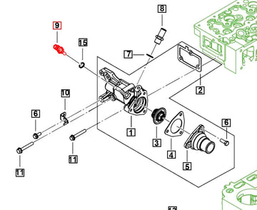 Mahindra Roxor Water Temperature Sensor 03090C0071N Roxor Parts Direct 