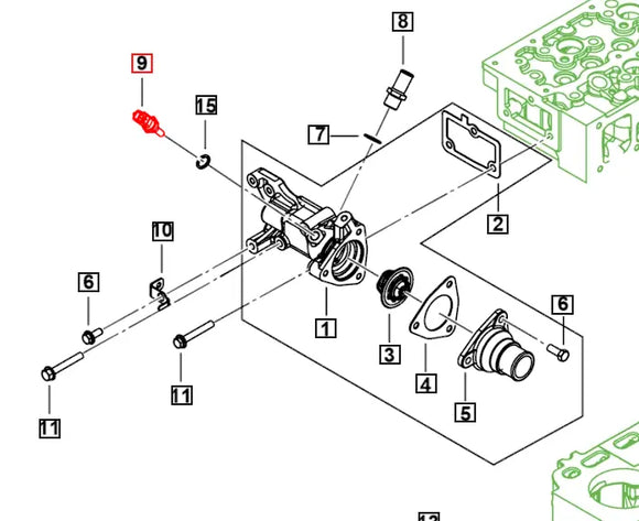 Mahindra Roxor Water Temperature Sensor 03090C0071N Roxor Parts Direct 