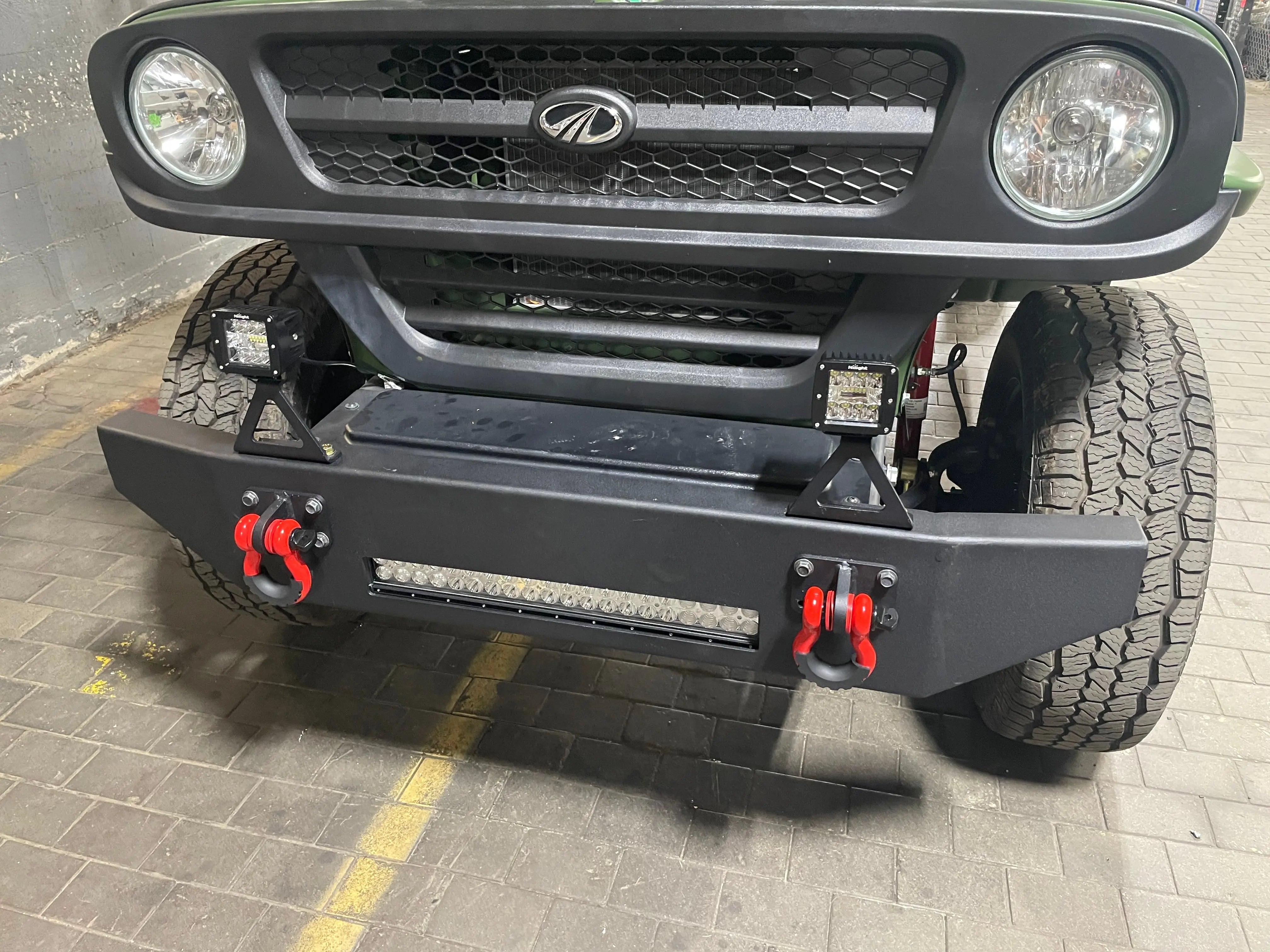 Modular Front Bumper for Mahindra Roxor by Flash Fab Flash Fab 