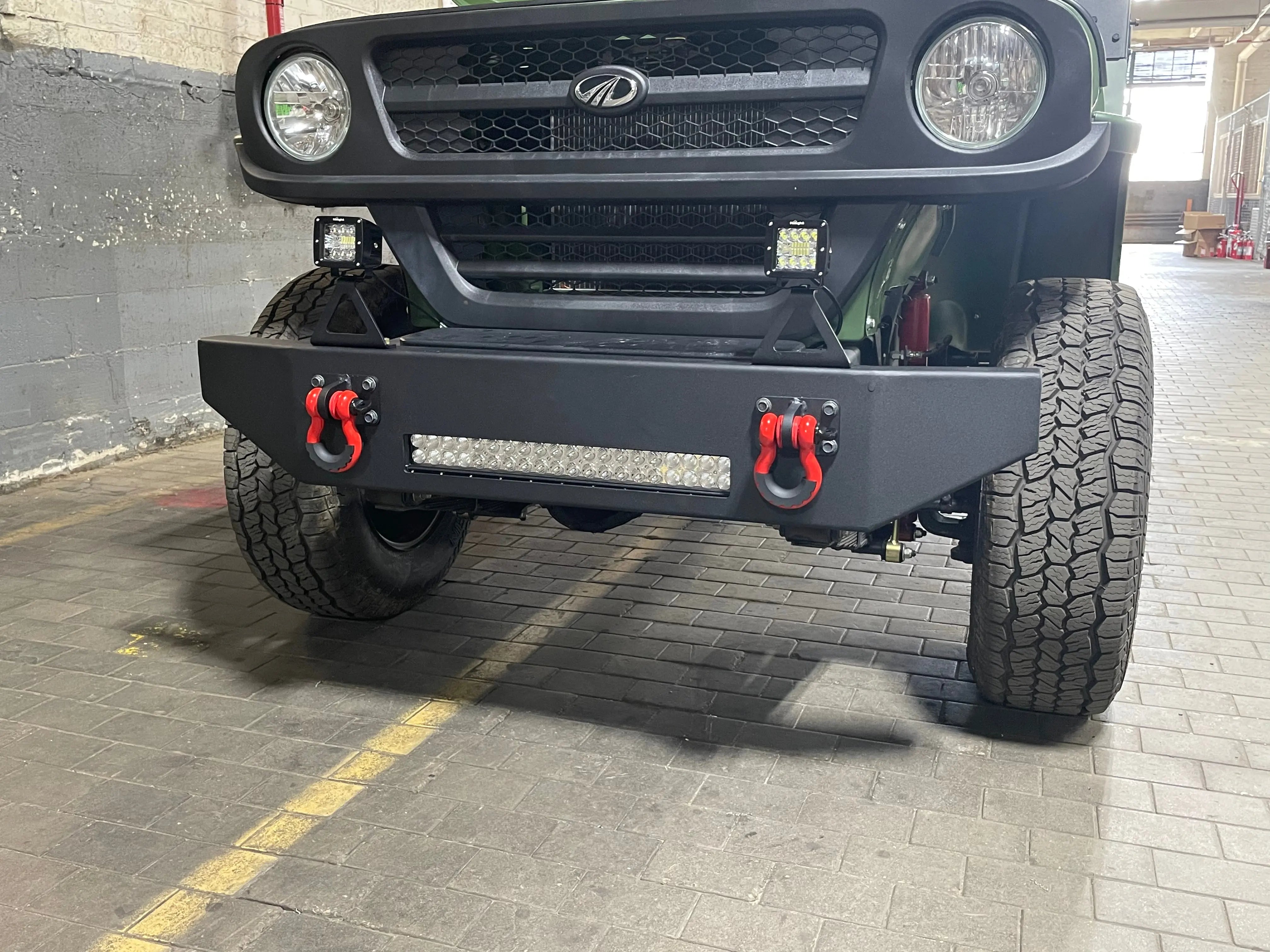 Modular Front Bumper for Mahindra Roxor by Flash Fab Flash Fab 