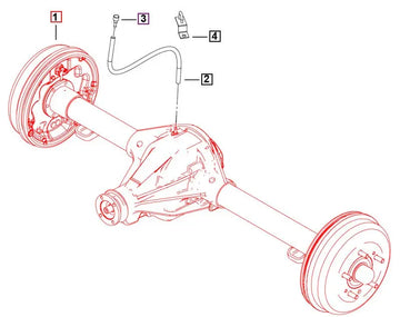 Rear Axle Assembly 3.73 Ratio For Mahindra Roxor 2018-2022 Mahindra 