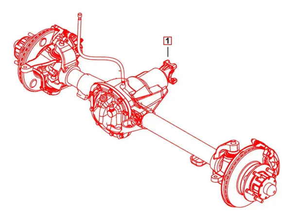 Rear Axle Assembly 5.38 Ratio For Mahindra Roxor 2018-2025 (Copy) Roxor Parts Direct 