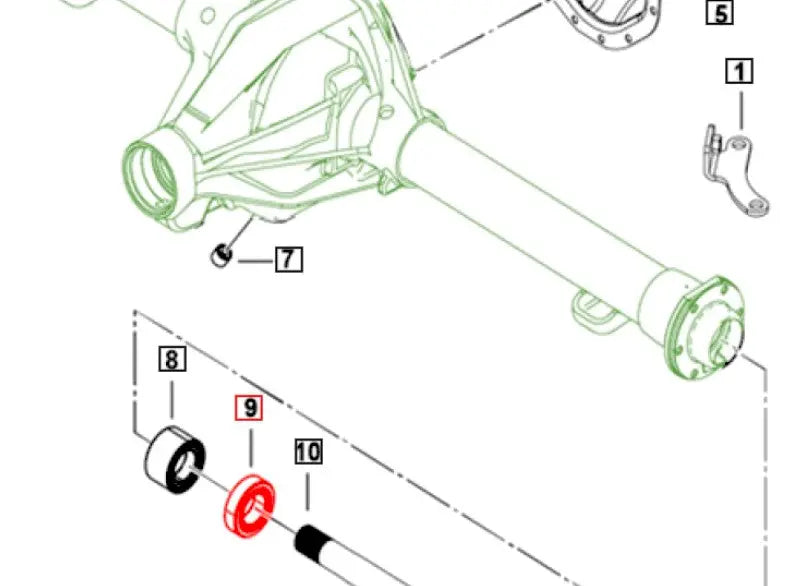 Rear Axle Bearing Mahindra Roxor 2018-2025 Mahindra 