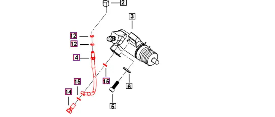 Roxor FLEX LINE SLAVE CYLINDER CLUTCH Mahindra 