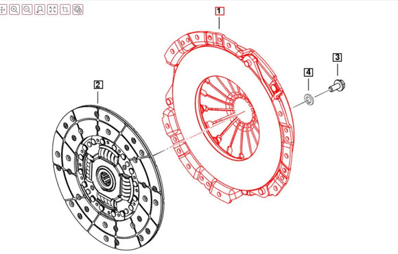 Roxor Pressure Plate  2018-2024 Mahindra 