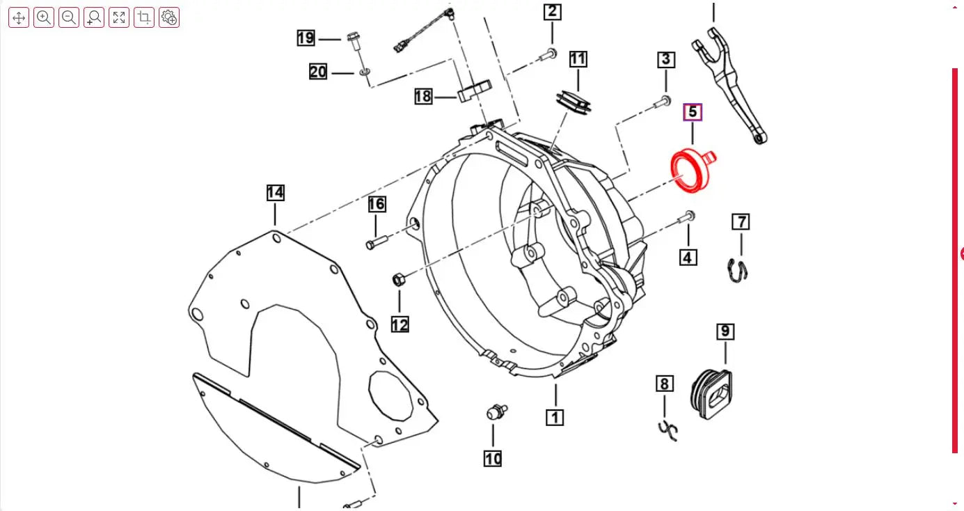 Roxor Throw Out Bearing Mahindra 