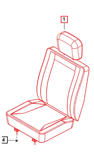 Seat For Mahindra Roxor 2018-2025 Mahindra 