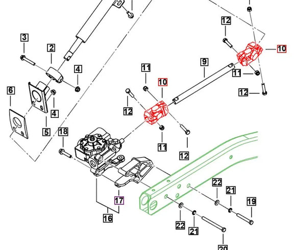 Steering Universal Joint for Mahindra Roxor 2018-2025 Roxor Parts Direct 