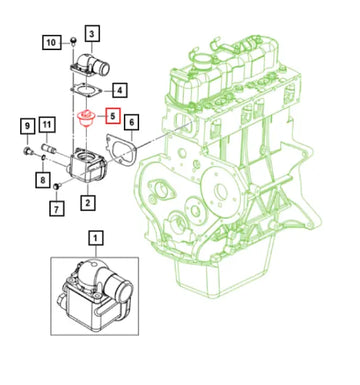 Thermostat For Mahindra Roxor 2018-2022 Mahindra 