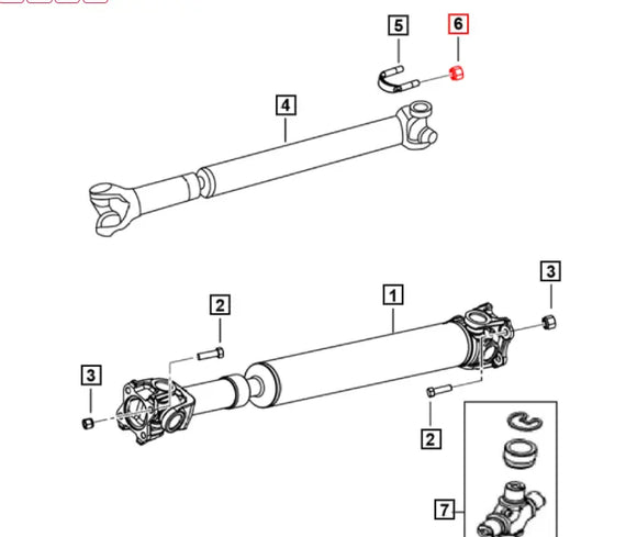 U Joint Strap Nut for Mahindra Roxor 2018-2025 Mahindra 