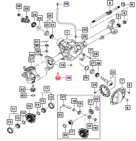 Upper Ball Joint For Mahindra Roxor 2018-2025 Roxor Parts Direct 