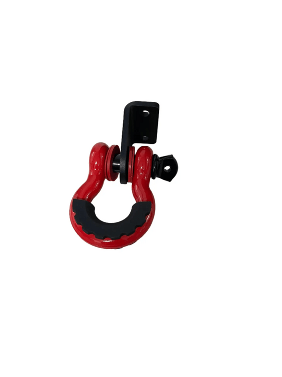 3/4" Heavy Duty Shackles 2 Pack 7/8" screw pin with Isolators and Washers - [sku] - Roxor Parts Direct