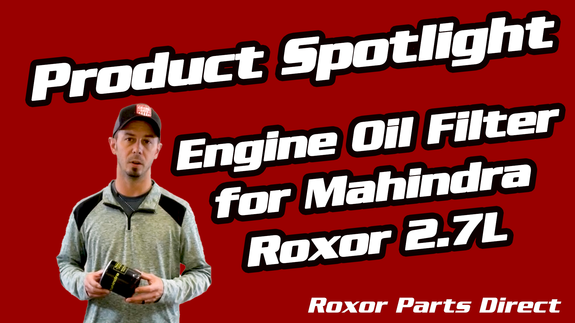 Engine Oil Filter for Mahindra Roxor 2.7L Roxor Parts Direct