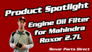 Engine Oil Filter for Mahindra Roxor 2.7L 2023-2024 - Roxor Parts Direct