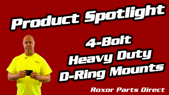 4-Bolt Heavy Duty Bumper D-Ring Mounts - Roxor Parts Direct Product Spotlight